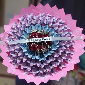 Scarlet Passion Money bouquet — flowers delivered in Nairobi by Floral Whispers Gifts