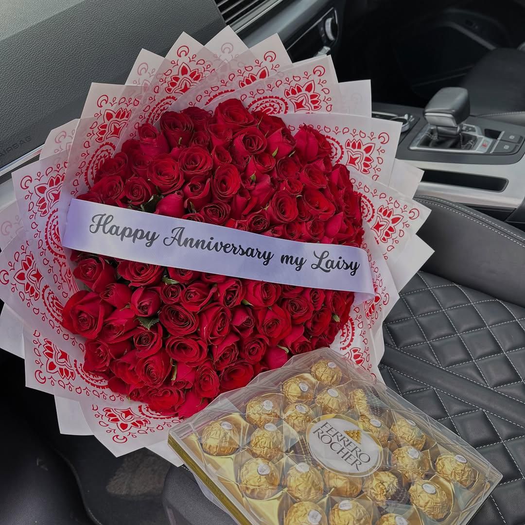 Sweetheart Serenity Anniversary Bouquet  — flowers delivered in Nairobi by Floral Whispers Gifts