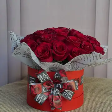 Heartfelt Box Flowers — flowers delivered in Nairobi by Floral Whispers Gifts