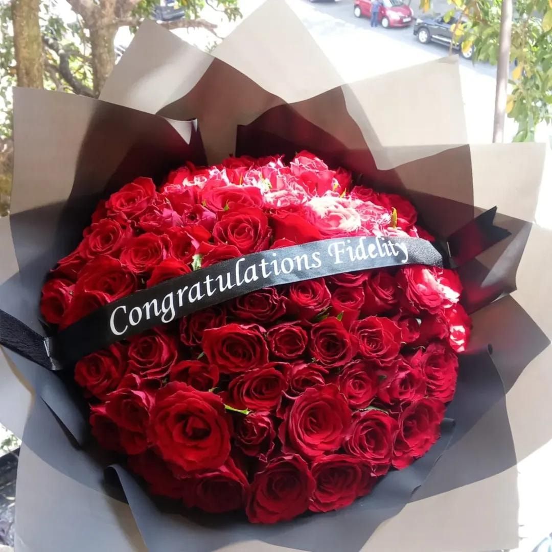 Victory Bloom Bouquet  — flowers delivered in Nairobi by Floral Whispers Gifts