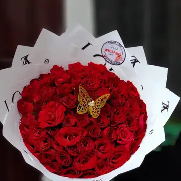 Pure Bliss Red Roses — flowers delivered in Nairobi by Floral Whispers Gifts