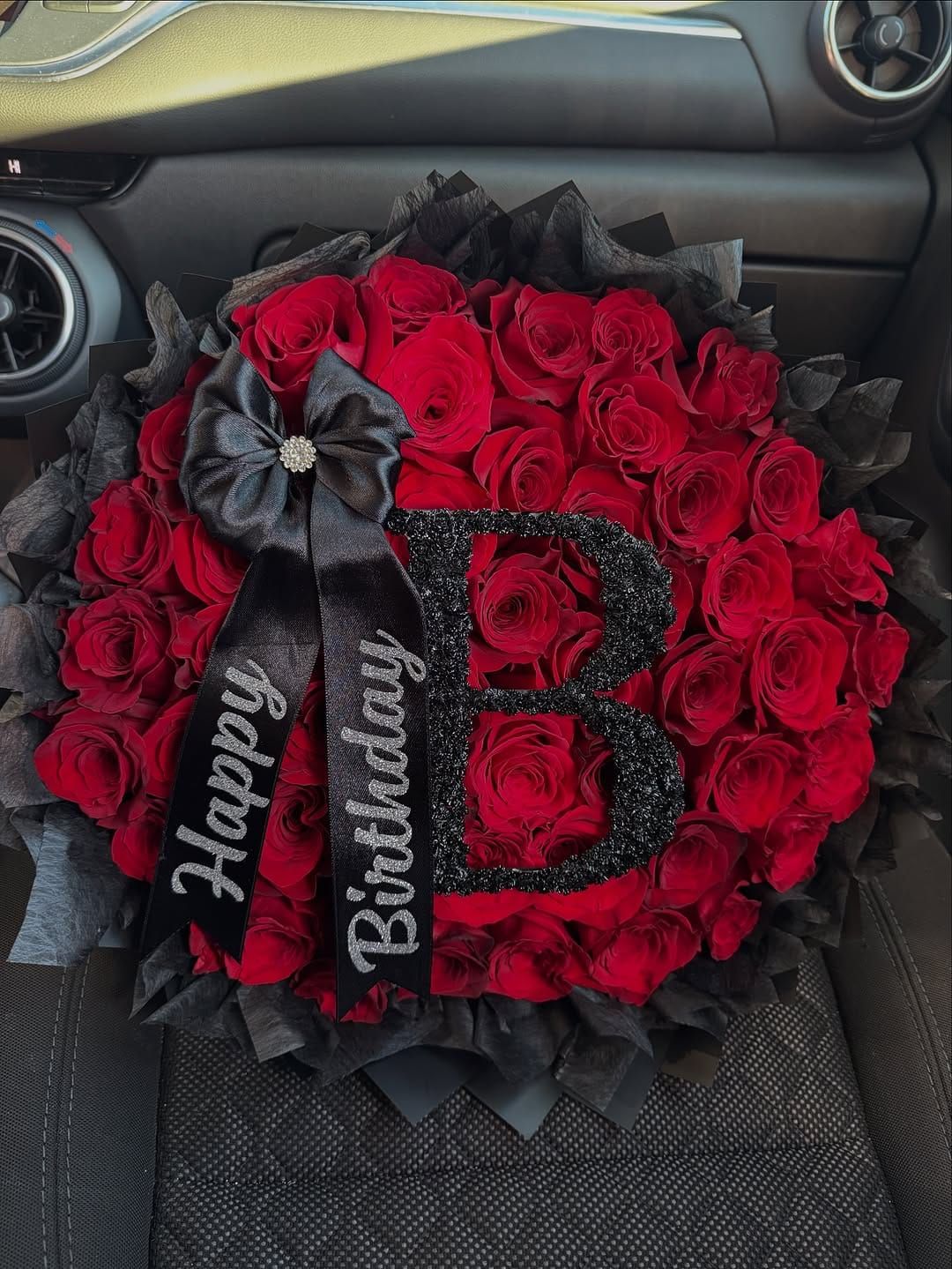 Customized Birthday sparkle bouquet  — flowers delivered in Nairobi by Floral Whispers Gifts