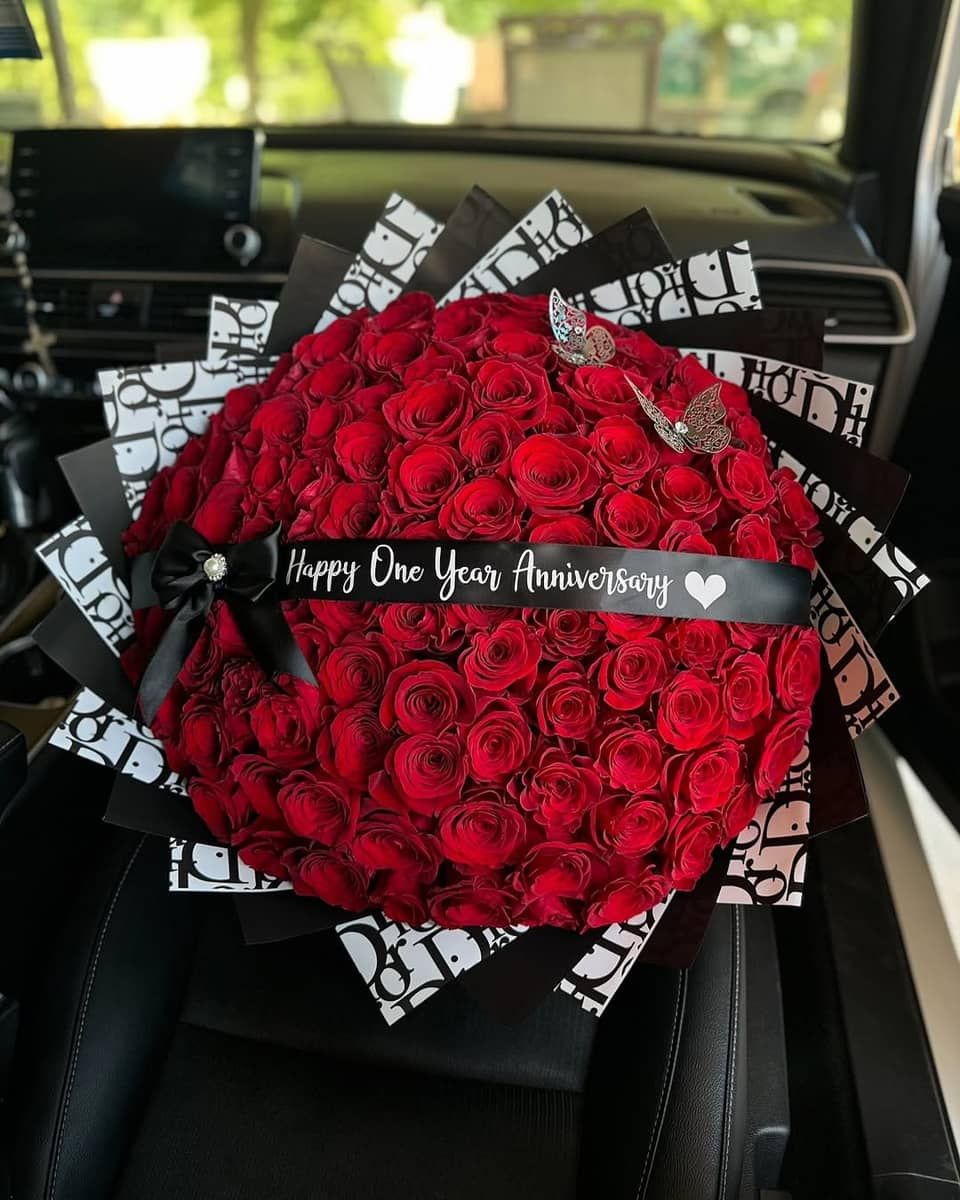 Blooming Comfort Anniversary Bouquet  — flowers delivered in Nairobi by Floral Whispers Gifts