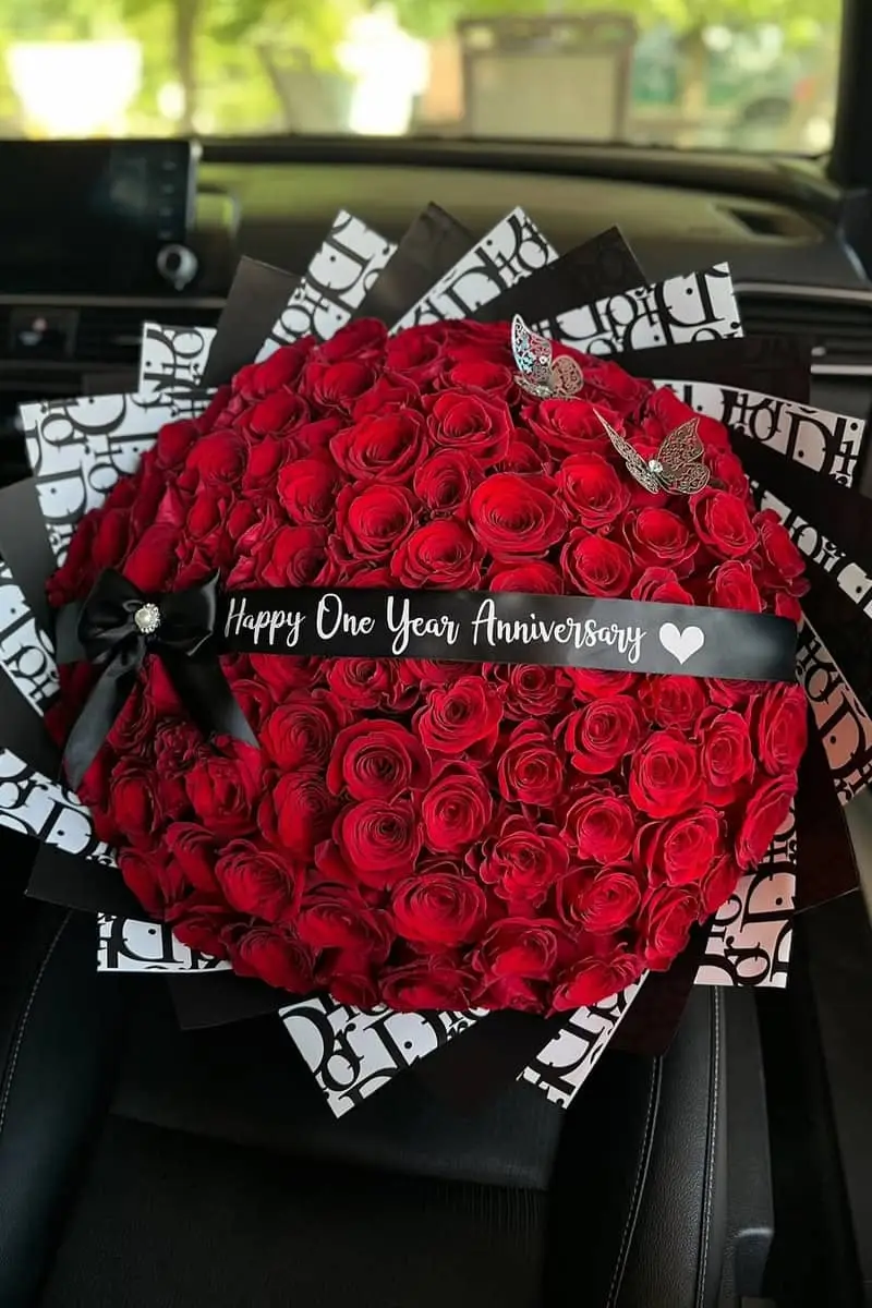 Blooming Comfort Anniversary Bouquet - Premium flower delivery Nairobi CBD, Westlands, Karen | Floral Whispers Gifts - Image 1