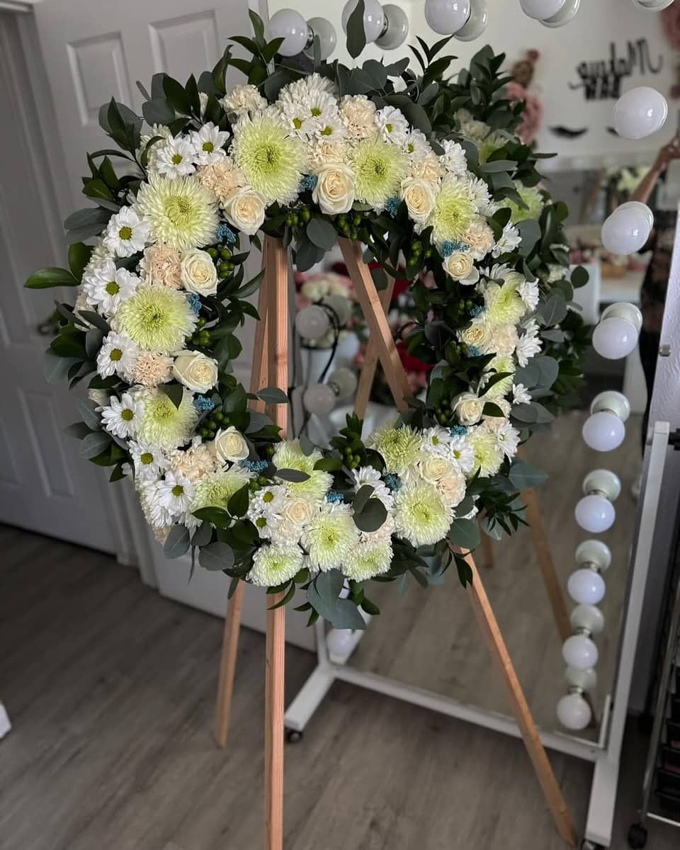 Round shaped Wreath  — flowers delivered in Nairobi by Floral Whispers Gifts