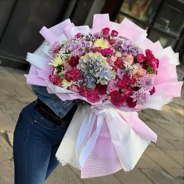 Blushing garden Luxury Bouquet — flowers delivered in Nairobi by Floral Whispers Gifts