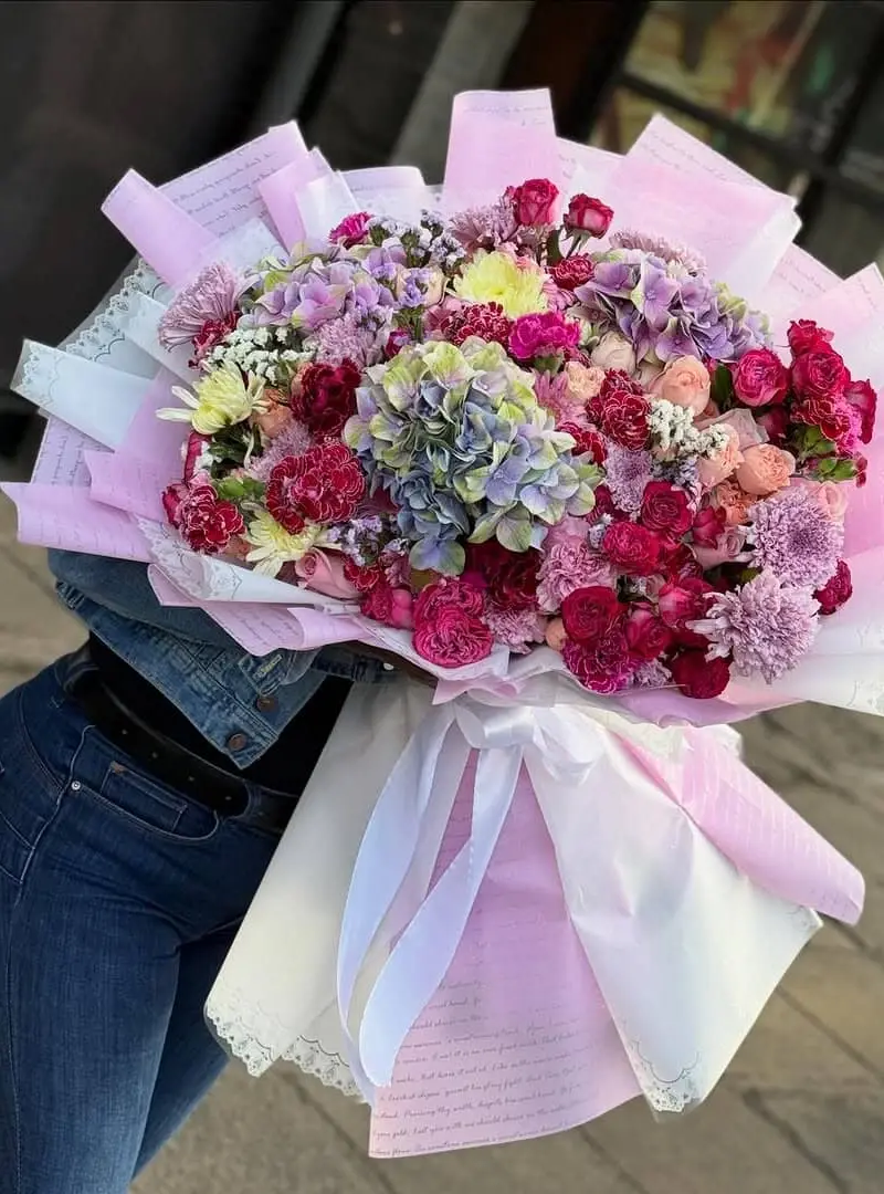 Blushing garden Luxury Bouquet - Premium flower delivery Nairobi CBD, Westlands, Karen | Floral Whispers Gifts - Image 1