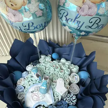 Little Prince Diaper bouquet — flowers delivered in Nairobi by Floral Whispers Gifts