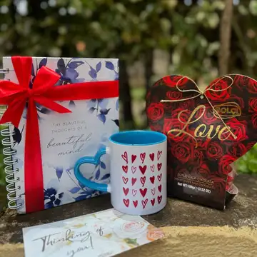 Love Notes moment Gift set — flowers delivered in Nairobi by Floral Whispers Gifts