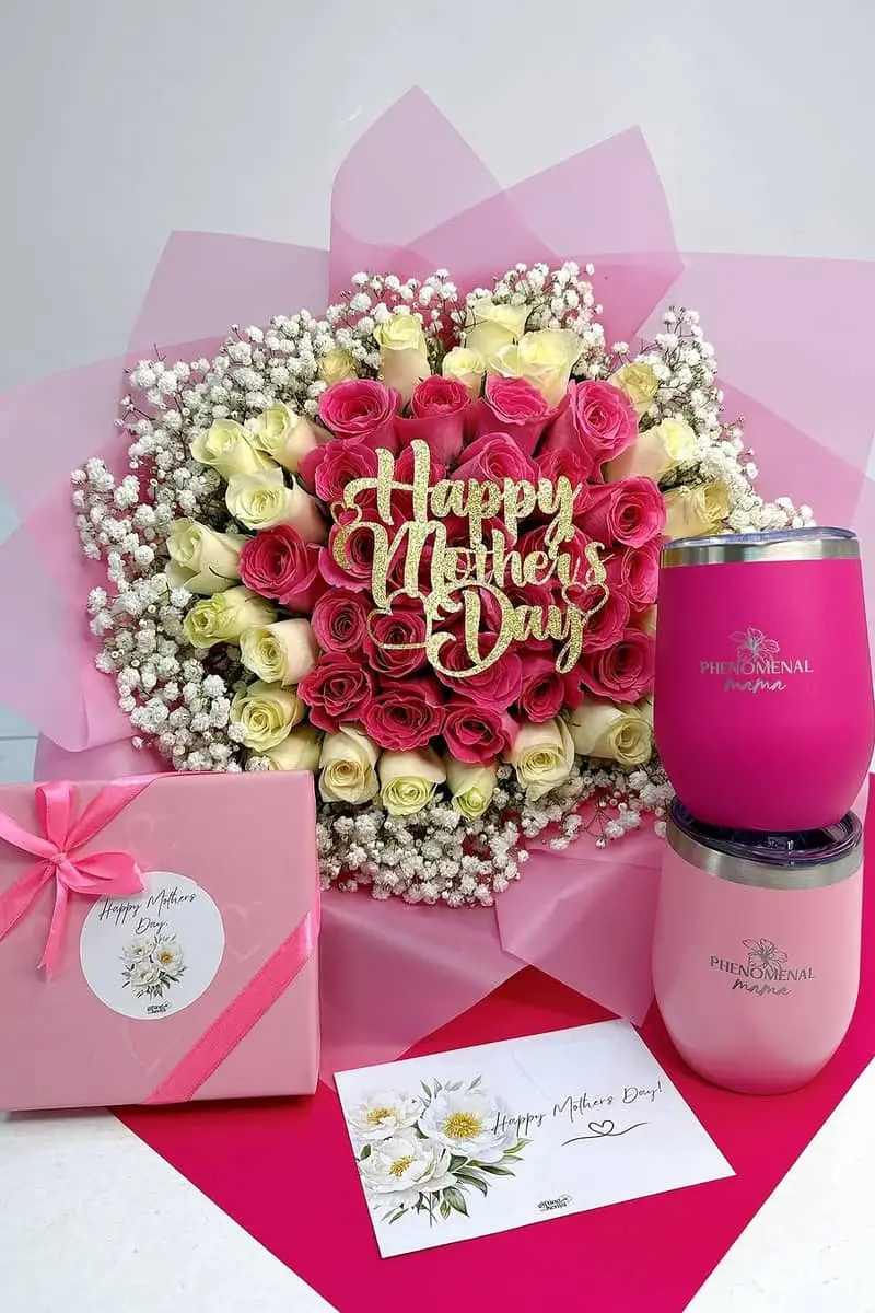 Phenomenal Mama luxury Mother's gift set - Premium flower delivery Nairobi CBD, Westlands, Karen | Floral Whispers Gifts - Image 1