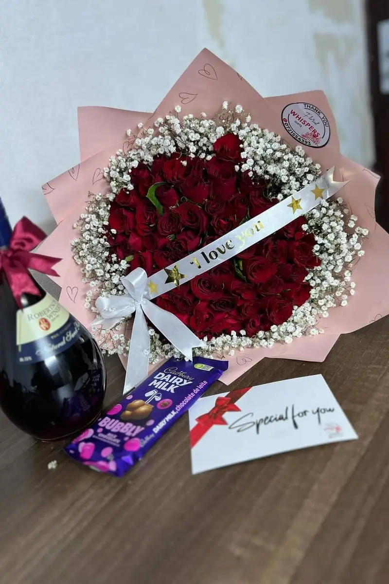Deluxe Gift set - Premium flower delivery Nairobi CBD, Westlands, Karen | Floral Whispers Gifts - Image 1