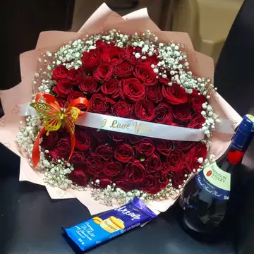 Elegance & Indulgence flower gift Hamper — flowers delivered in Nairobi by Floral Whispers Gifts