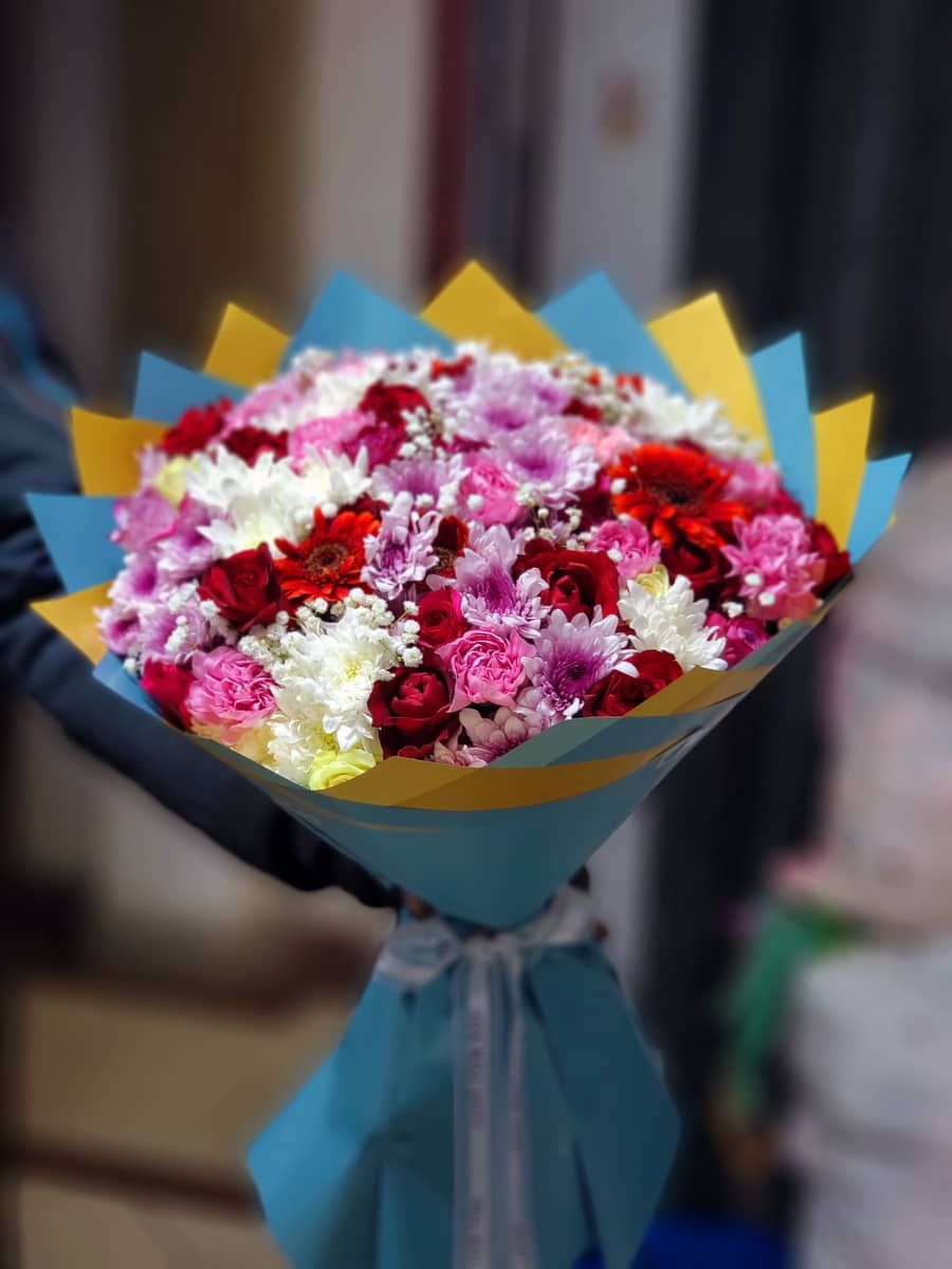 Blossom Harmony Mixed Flower Bouquet — flowers delivered in Nairobi by Floral Whispers Gifts