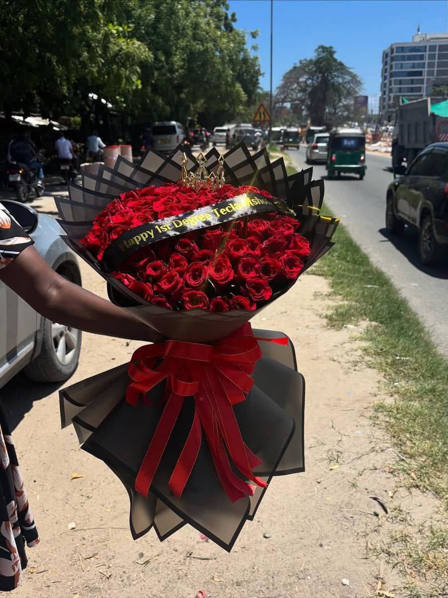 Pure Affection Bouquet  — flowers delivered in Nairobi by Floral Whispers Gifts