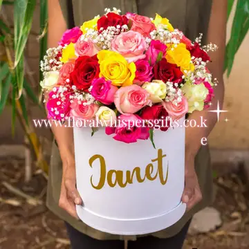 Sophia flower box — flowers delivered in Nairobi by Floral Whispers Gifts
