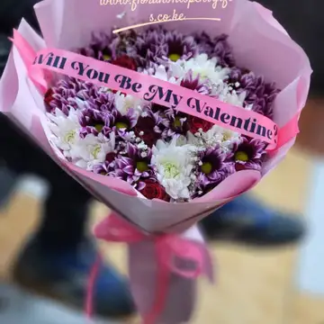 Be My Valentine bouquet — flowers delivered in Nairobi by Floral Whispers Gifts