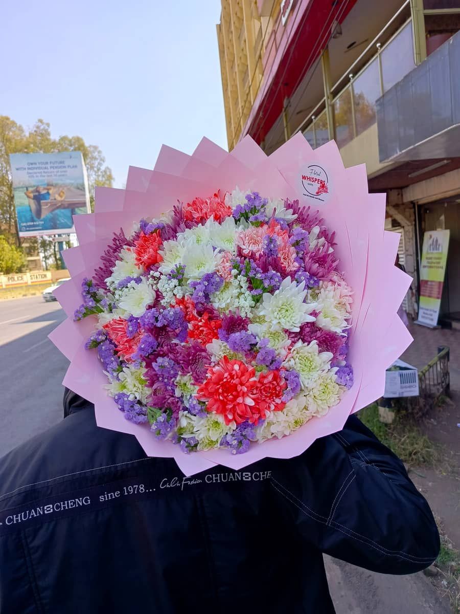Tropical Romantic Flower bouquet Nairobi  — flowers delivered in Nairobi by Floral Whispers Gifts