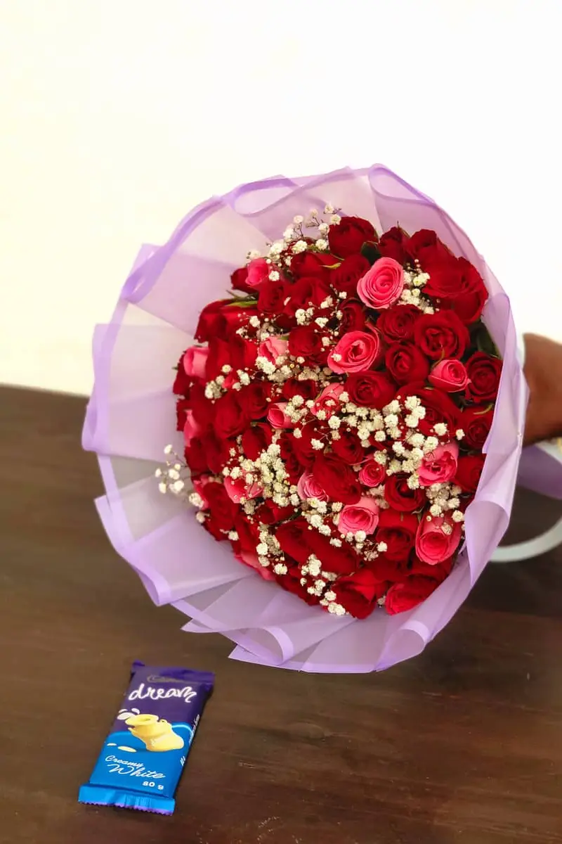 Valentines desire Flower bouquet - Premium flower delivery Nairobi CBD, Westlands, Karen | Floral Whispers Gifts - Image 1