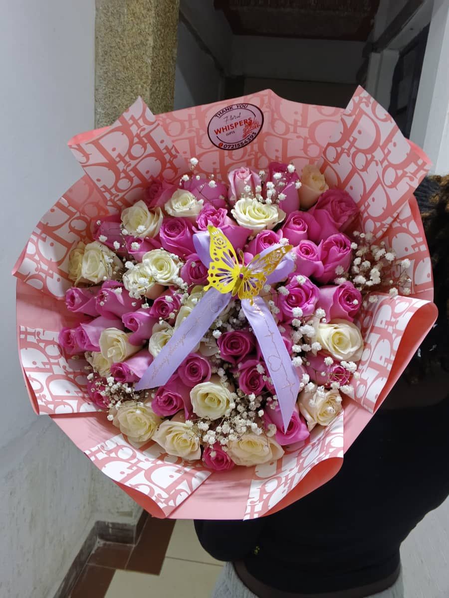 Midnight desire Bouquet  — flowers delivered in Nairobi by Floral Whispers Gifts