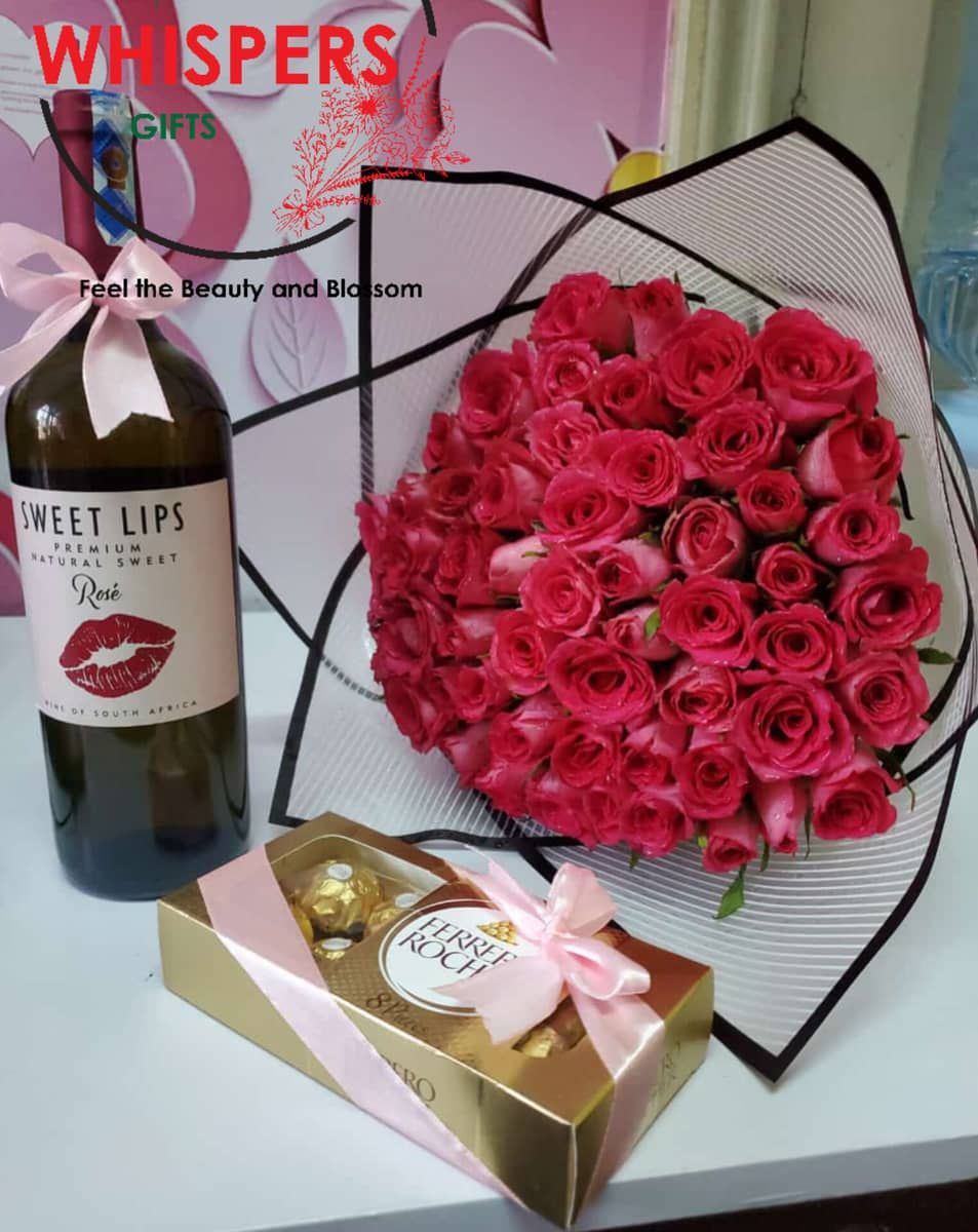 Midnight desire Rose bouquet  — flowers delivered in Nairobi by Floral Whispers Gifts