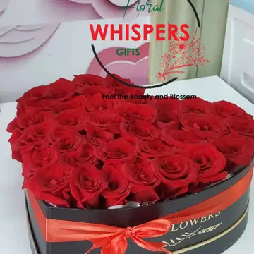 Red Rose Heart box — flowers delivered in Nairobi by Floral Whispers Gifts