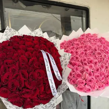 200 Roses (Red& Pink) — flowers delivered in Nairobi by Floral Whispers Gifts