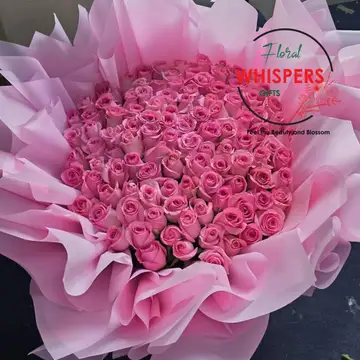 150 Luxury Elegant Pink Flower bouquet — flowers delivered in Nairobi by Floral Whispers Gifts