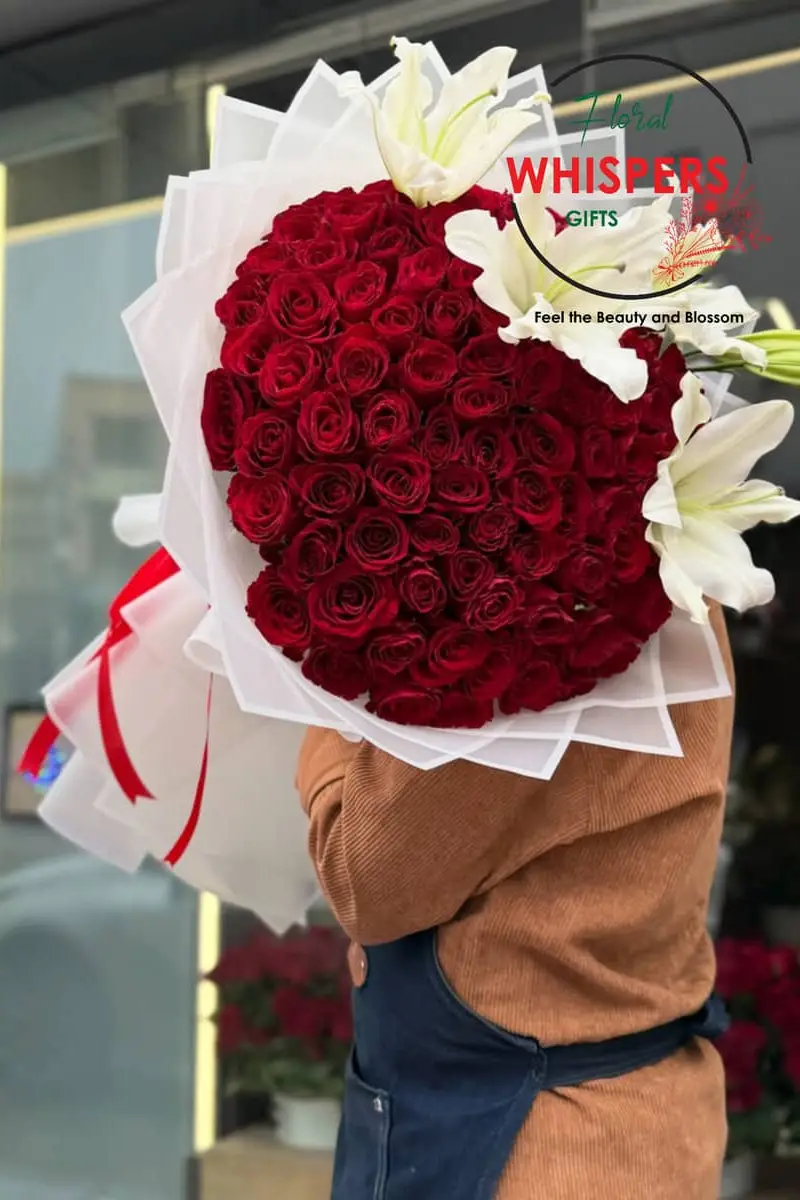 Forever Yours Luxury Bouquet - Premium flower delivery Nairobi CBD, Westlands, Karen | Floral Whispers Gifts - Image 1