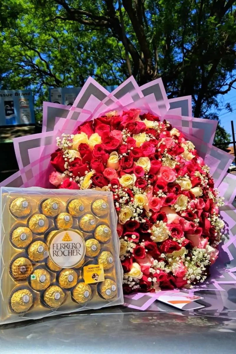 Luxury Romantic Rose bouquet - Premium flower delivery Nairobi CBD, Westlands, Karen | Floral Whispers Gifts - Image 1