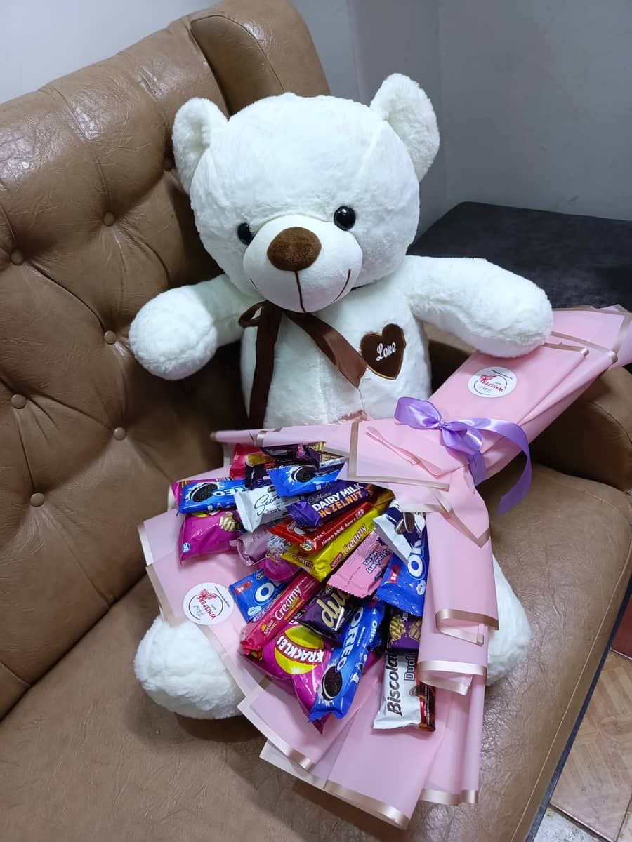 Chocolate Teddy Surprise Gift for Kids — gift hamper delivered in Nairobi by Floral Whispers Gifts