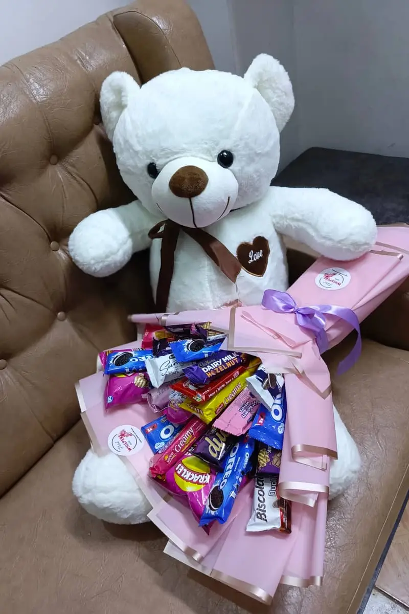 Chocolate Teddy Surprise Gift for Kids - Gift hampers Kenya, Nairobi CBD delivery | Floral Whispers Gifts - Image 1