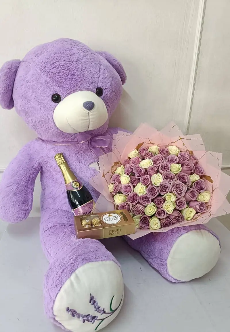 The Royal Purple Surprise Luxury Gift Combo - Gift hampers Kenya, Nairobi CBD delivery | Floral Whispers Gifts - Image 1