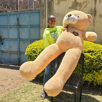 Marshmallow Teddy bear — teddy bears delivered in Nairobi by Floral Whispers Gifts
